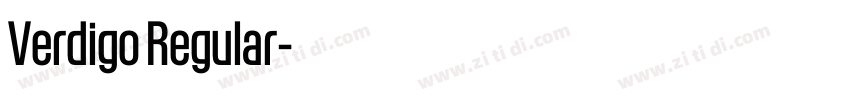Verdigo Regular字体转换